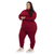 PIJAMA FEMININO PLUS SIZE DE TRICO LISO GOLA DRAPEADA na internet