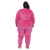 PIJAMA FEMININO PLUS SIZE DE FLEECE LISO BORDADO - Loja Sleep Confeccoes