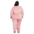 PIJAMA FEMININO PLUS SIZE DE FLEECE LISO BORDADO - Loja Sleep Confeccoes