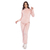 PIJAMA FEMININO AVELUDADO CANELADO GOLA ALTA - Loja Sleep Confeccoes