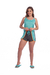 Short doll feminino adulto malha Dry Fit de alça