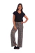 Pijama meia manga feminino adulto suede estampado e suede canelado