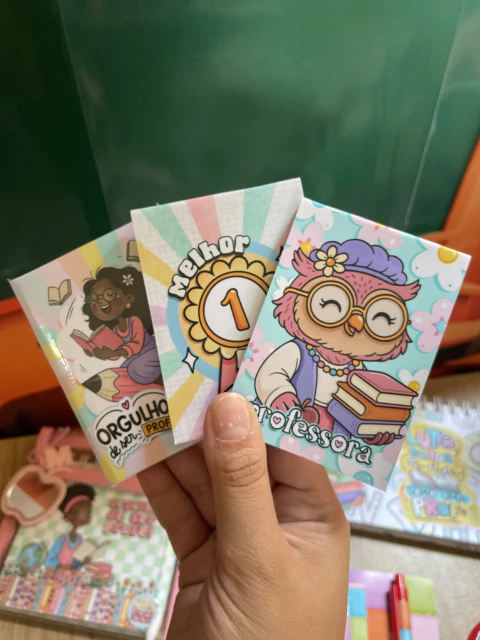 Mini Bloquinhos Blocados Professores - comprar online