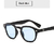 Óculos de sol estilo Jhonny Depp lentes azul - opticacarneiro