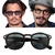 Óculos de sol modelo Johnny Depp Preto Unissex
