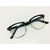 Armação unissex Clubmaster metal acetato preta e dourado