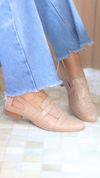 Sapatilha Oxford Mocassim Nude Croco - comprar online