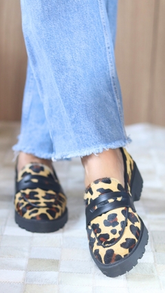 Mocassim Onça Animal Print - comprar online