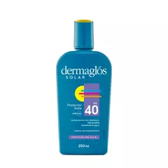 Protector Solar Dermaglós Emulsión Fps 40 x 250 ml - - comprar online