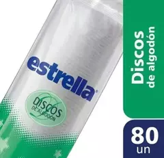 Discos de Algodón Estrella x80u. - comprar online