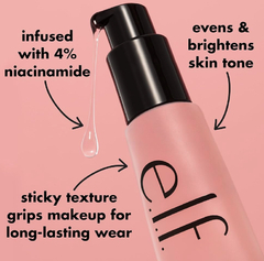 ELF COSMETICS POWER GRIP PRIMER + 4% NIACINAMIDE - K Beauty