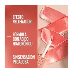 Brillo Labial Maybelline Lifter Gloss con Ácido Hialurónico x 5,4 ml Tono Peach Ring - en internet