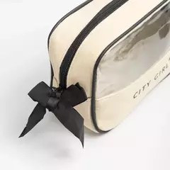 NECESER PORTA COSMETICOS CITY GIRL BEIGE - comprar online