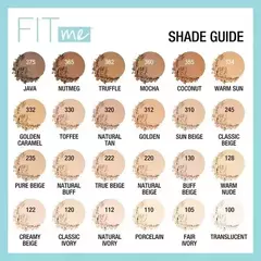 POLVO FITME MATTE + PORELESS #120 MAYBELLINE - comprar online