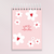 Bloquinho A6 - Você é Linda - Flores e Corações - comprar online