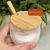 Açucareiro em Vidro com detalhes Bambu - comprar online