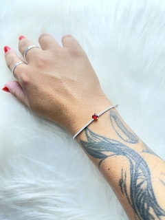 Pulseira luxo riviera coração - comprar online