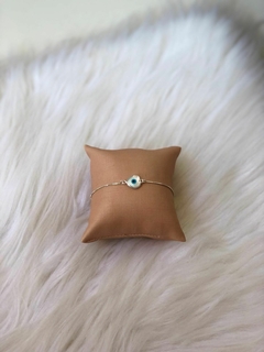 Pulseira Coração Olho Grego