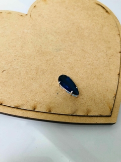 Pingente Gota Pedra Azul - comprar online