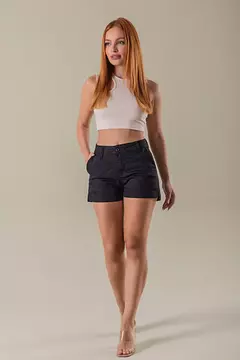 Short sarja social - Preto