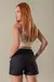 Short sarja social - Preto - Eliane Store