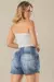 Shorts jeans cós alto - Azul Claro - Eliane Store