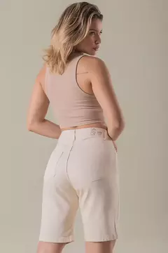 Bermuda Sarja Jorts Mom Feminina - Eliane Store