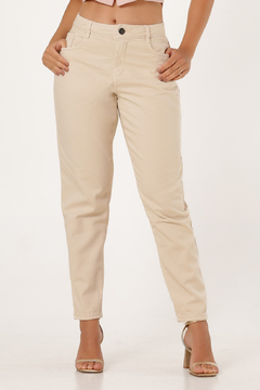 Calça jeans mom - Areia - loja online