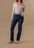 Calça jeans reta - Azul na internet