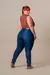Calça jeans cigarrete plus size - Azul na internet