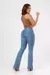 Calça jeans flare - Azul - comprar online