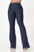 Calça jeans flare - Azul Médio - Eliane Store