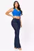 Calça jeans flare - Jeans Escuro - comprar online