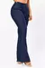 Calça jeans flare - Jeans Escuro - Eliane Store