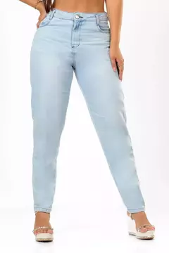 Calça jeans mom - Azul Claro na internet