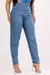 Calça jeans mom - Azul Médio na internet
