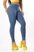 Calça jeans skinny - Azul Médio - Eliane Store