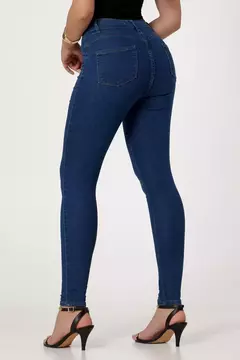 Calça jeans skinny - Azul Médio na internet