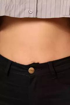 Calça jeans skinny - Preto - Eliane Store