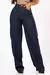 Calça jeans wide leg - Jeans Escuro - comprar online