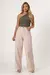 Calça jeans wide leg - Areia - comprar online