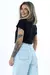 T-shirt lisa sem estampa - Preto - comprar online
