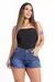 Short jeans confort - Azul Escuro