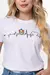 T-shirt com estampado - Branco - comprar online