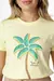 T-shirt com estampado - Amarelo Bebê na internet