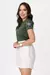 T-shirt com bordado - Verde Militar - comprar online