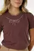 T-shirt com bordado - Chocolate - comprar online