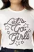 T-shirt estampado com strass - Off - comprar online
