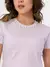T-shirt com aplicação em pérolas - Branco