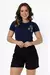 T-shirt com bordado - Azul Marinho